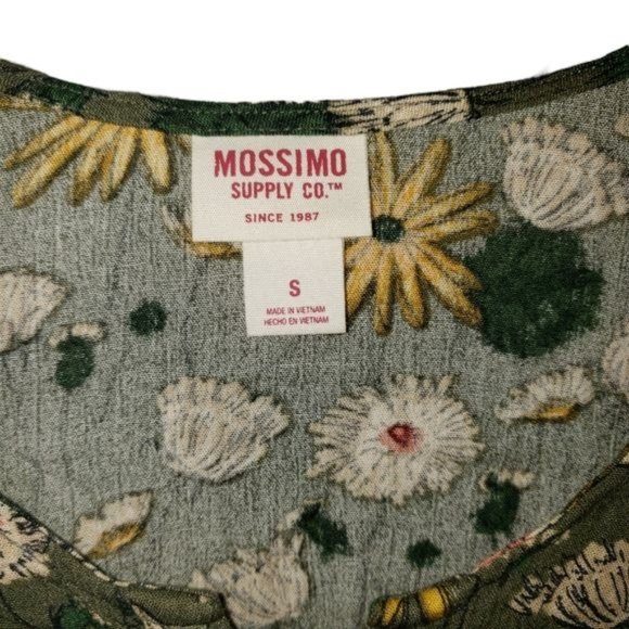 3/$15 Mossimo Floral Cottagecore Mini Dress Size Small - Picture 2 of 7